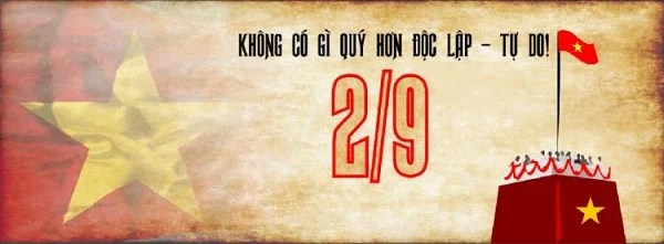  15+ mẫu ảnh bìa facebook ý nghĩa chào mừng ngày Quốc khánh 2/9