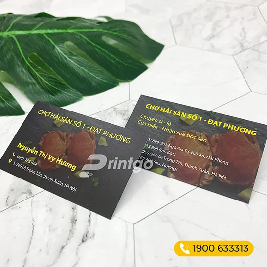 In name card nhà hàng, quán ăn chuyên nghiệp - Giá cực rẻ