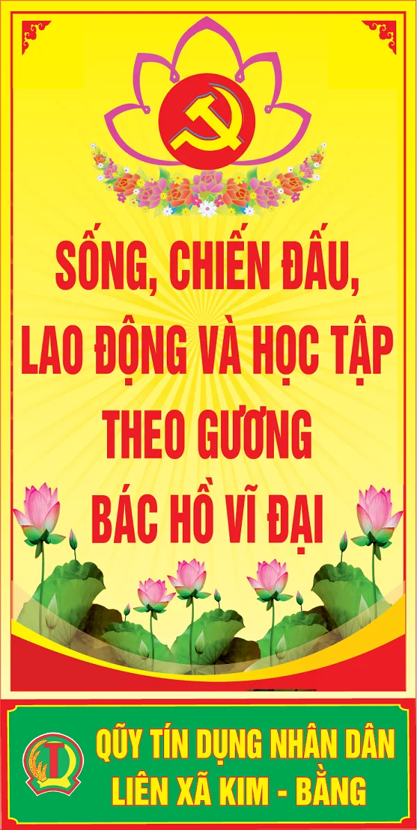 Kho mẫu thiết kế băng rôn, khẩu hiệu tuyên truyền chào mừng đại hội Đảng lần thứ XIII