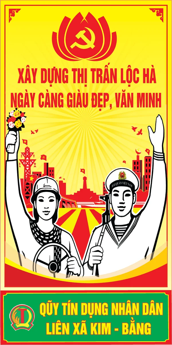 Kho mẫu thiết kế băng rôn, khẩu hiệu tuyên truyền chào mừng đại hội Đảng lần thứ XIII