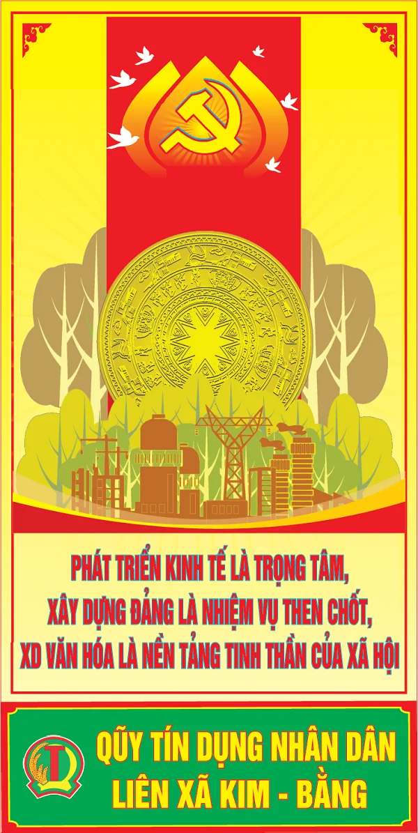 Kho mẫu thiết kế băng rôn, khẩu hiệu tuyên truyền chào mừng đại hội Đảng lần thứ XIII