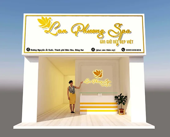 Tổng hợp các mẫu biển quảng cáo đẹp dành cho doanh nghiệp spa, thẩm mỹ viện