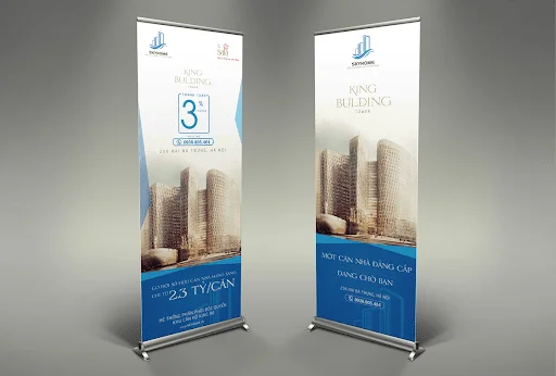 Tổng hợp 50+ mẫu standee đẹp theo từng ngành nghề