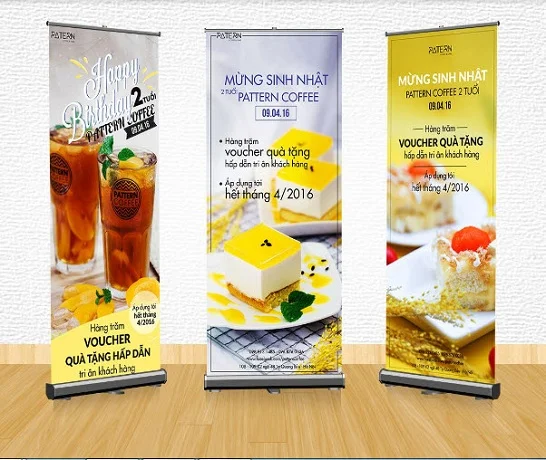 Tổng hợp 50+ mẫu standee đẹp theo từng ngành nghề