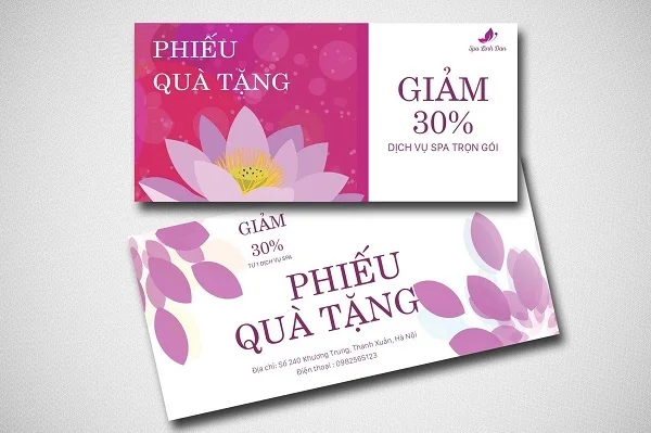 Top 10+ mẫu voucher spa đẹp nhất