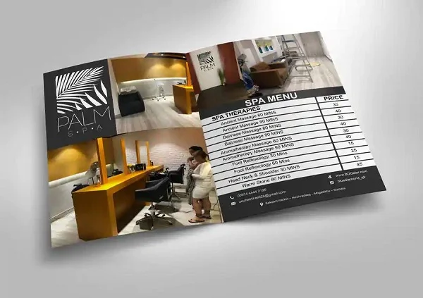 Tổng hợp các mẫu menu spa đẹp, giúp tạo ấn tượng với khách hàng