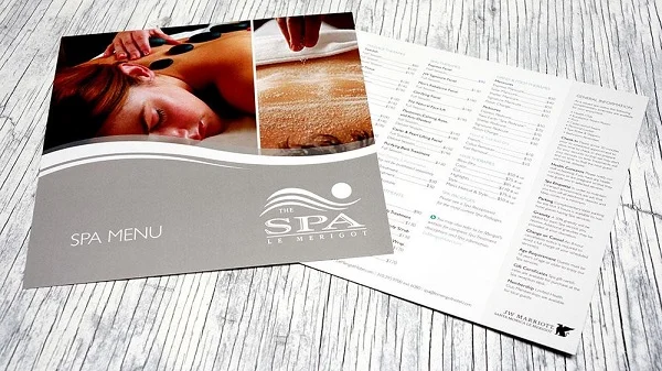 Tổng hợp các mẫu menu spa đẹp, giúp tạo ấn tượng với khách hàng