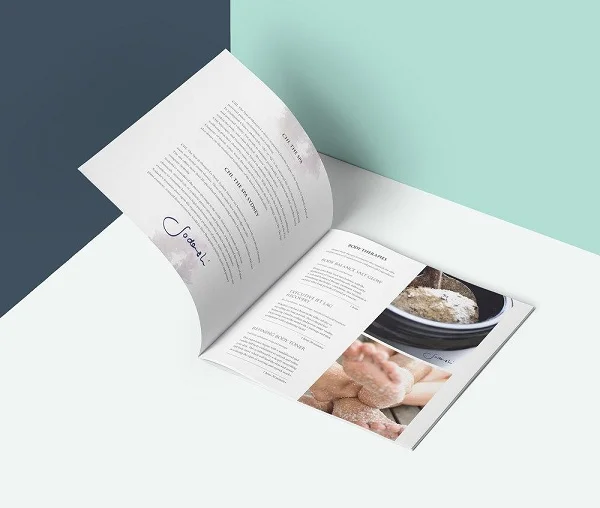 Tổng hợp các mẫu menu spa đẹp, giúp tạo ấn tượng với khách hàng