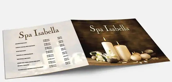 Tổng hợp các mẫu menu spa đẹp, giúp tạo ấn tượng với khách hàng