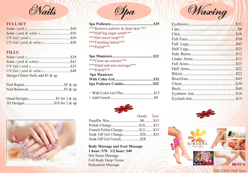 Menu Spa uy tín, chất lượng, độc đáo không thể bỏ qua 