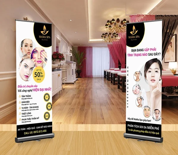 Tham khảo 50+ mẫu standee spa đẹp giúp gây ấn tượng, thu hút khách hàng