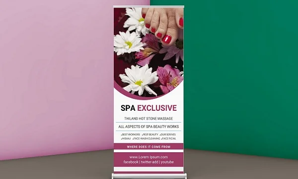 Tham khảo 50+ mẫu standee spa đẹp giúp gây ấn tượng, thu hút khách hàng