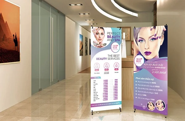 Tham khảo 50+ mẫu standee spa đẹp giúp gây ấn tượng, thu hút khách hàng