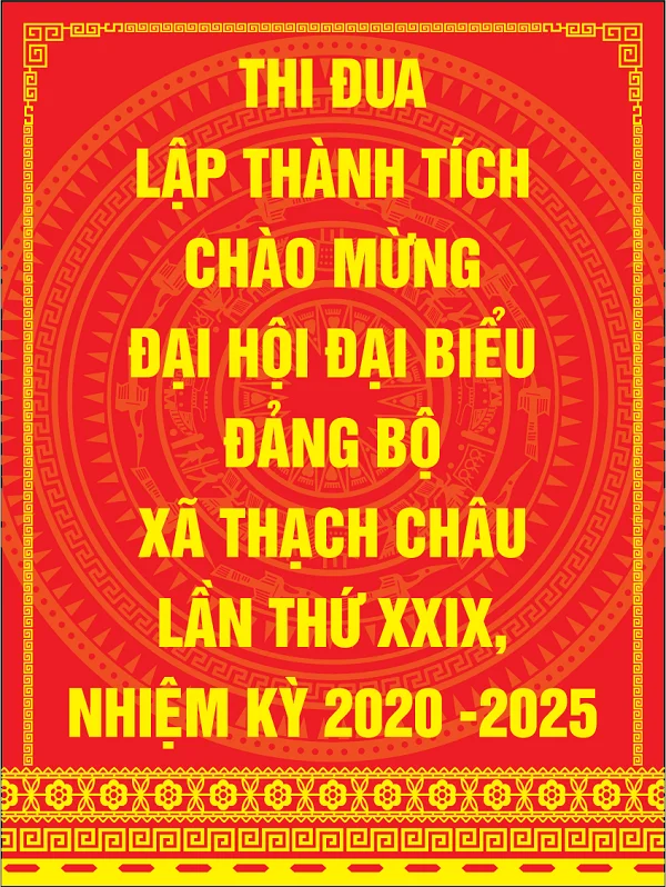 Tải trọn bộ các mẫu băng rôn, khẩu hiệu chào mừng Đại hội Đảng lần thứ XIII