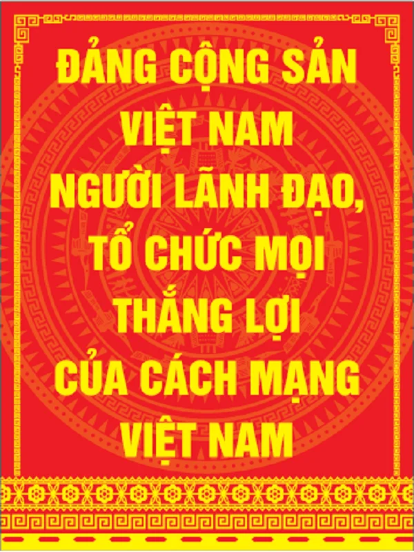 Tham khảo các mẫu băng rôn đẹp, khẩu hiệu hay chào mừng Đại hội Đảng toàn quốc lần thứ XIII