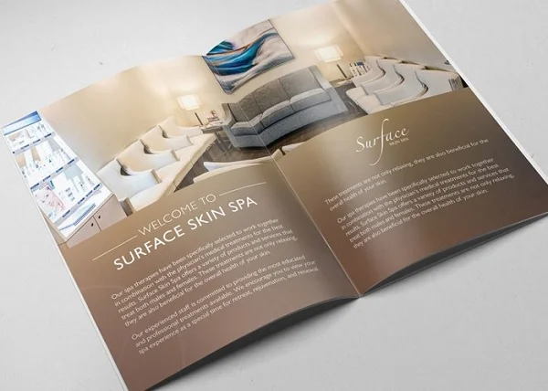 Tổng hợp các mẫu thiết kế catalogue spa chuyên nghiệp, thời thượng