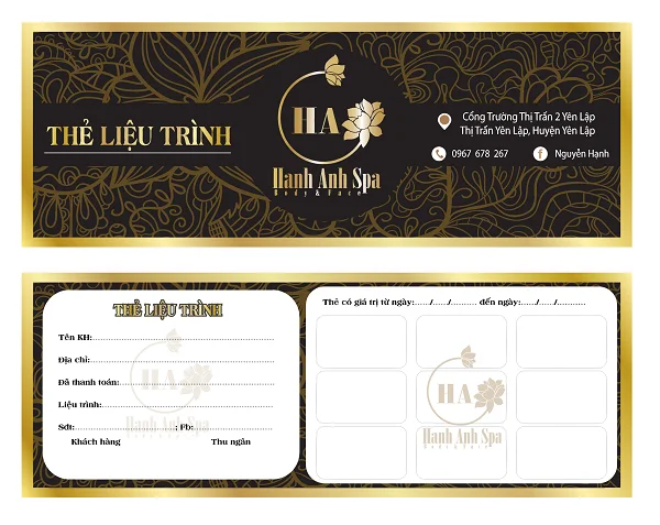 Địa chỉ thiết kế voucher spa chuyên nghiệp, chất lượng