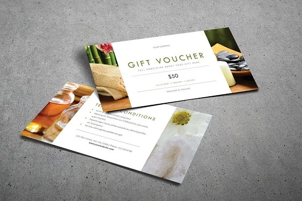 Địa chỉ thiết kế voucher spa chuyên nghiệp, chất lượng