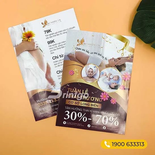 TOP 20+ mẫu tờ rơi quảng cáo Spa ấn tượng, thu hút khách hàng hiệu quả