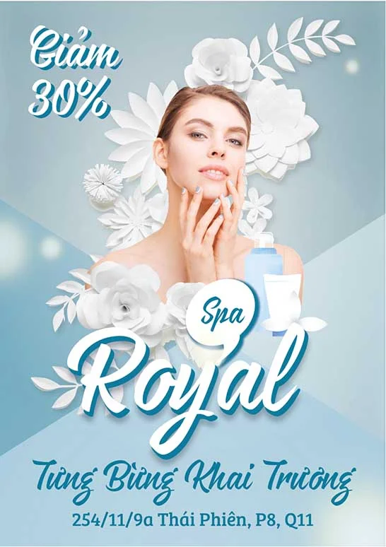 TOP 20+ mẫu tờ rơi quảng cáo Spa ấn tượng, thu hút khách hàng hiệu quả