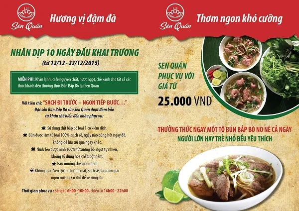 Tờ rơi nhà hàng là gì? Những mẫu thiết kế tờ rơi nhà hàng sang trọng nhất