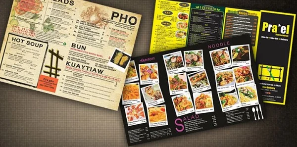 Tờ rơi nhà hàng là gì? Những mẫu thiết kế tờ rơi nhà hàng sang trọng nhất