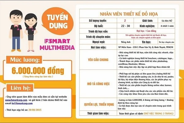 Top 10+ mẫu tờ rơi tuyển dụng được đa số các công ty, doanh nghiệp lựa chọn hiện nay