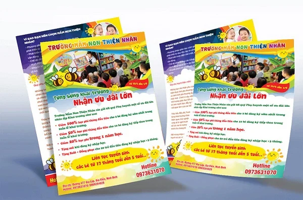 Lí do bạn nên sử dụng dịch vụ thiết kế và in ấn của Pintgo khi có nhu cầu về tờ rơi tuyển sinh