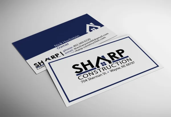 Collection Of Modern Business Card Designs For Construction Industry