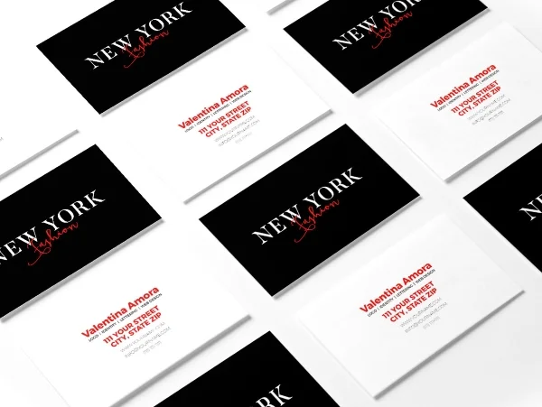 Professional And High-Class Business Cards For Fashion Enterprises 