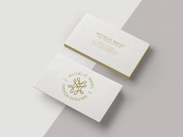 Professional And High-Class Business Cards For Fashion Enterprises 