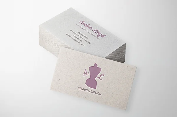 Professional And High-Class Business Cards For Fashion Enterprises 