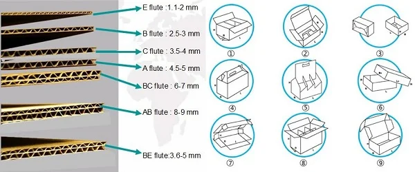 Hộp carton sóng là gì? Tìm hiểu chung về hộp carton sóng
