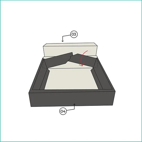 Hướng dẫn gấp hộp bánh trung thu dạng bao diêm  