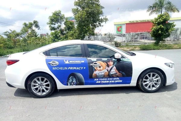 Dịch vụ in decal dán xe ô tô chuyên nghiệp, chất lượng