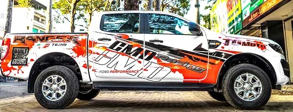 Dịch vụ in decal dán xe ô tô chuyên nghiệp, chất lượng