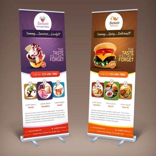 Tìm hiểu kích thước standee đứng theo tiêu chuẩn hiện nay