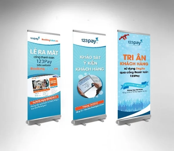 Tìm hiểu kích thước standee đứng theo tiêu chuẩn hiện nay