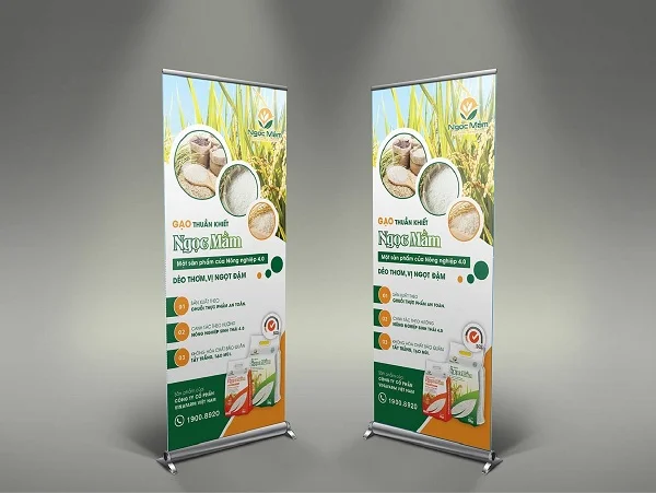 Tìm hiểu kích thước standee đứng theo tiêu chuẩn hiện nay