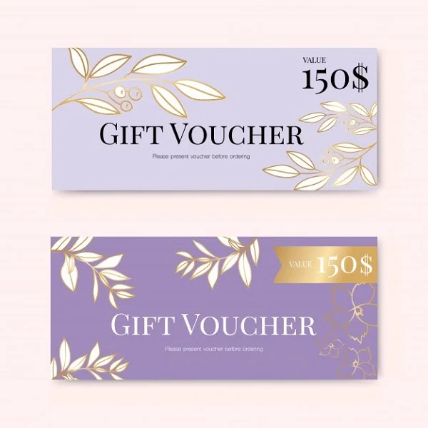 kích thước voucher giảm giá