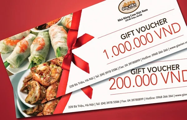 Kích thước Voucher chuẩn trong thiết kế, in ấn hiện nay