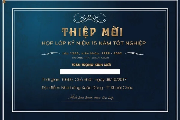 Tổng hợp các mẫu giấy mời đẹp, độc đáo, thu hút khách hàng ngay từ lần đầu nhìn thấy Tổng hợp các mẫu giấy mời đẹp, độc đáo, thu hút khách hàng ngay từ lần đầu nhìn thấy