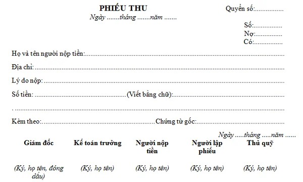 Top 10+ mẫu phiếu thu chi được doanh nghiệp tìm kiếm nhiều nhất hiện nay