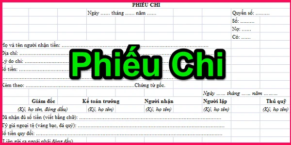 Top 10+ mẫu phiếu thu chi được doanh nghiệp tìm kiếm nhiều nhất hiện nay