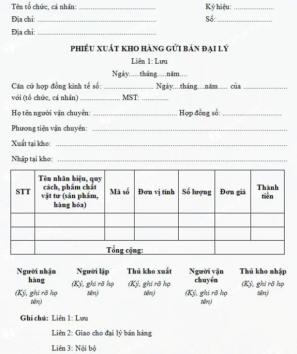 Tham khảo một số mẫu phiếu xuất kho chuyên nghiệp được sử dụng phổ biến hiện nay