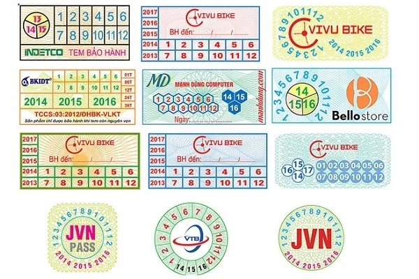 Tham khảo một số mẫu tem bảo hành đẹp, chuyên nghiệp nhất hiện nay