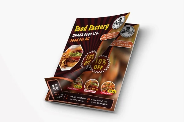 Collection Of Attractive And Eye-Catching Restaurant Flyers 