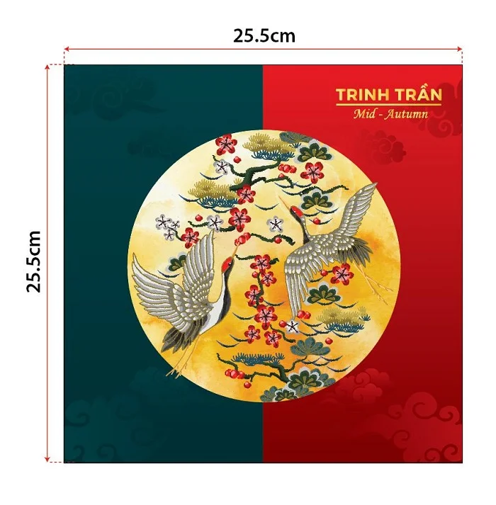 Review hộp bánh trung thu cao cấp Hạc Trắng của thương hiệu Trinh Trần 