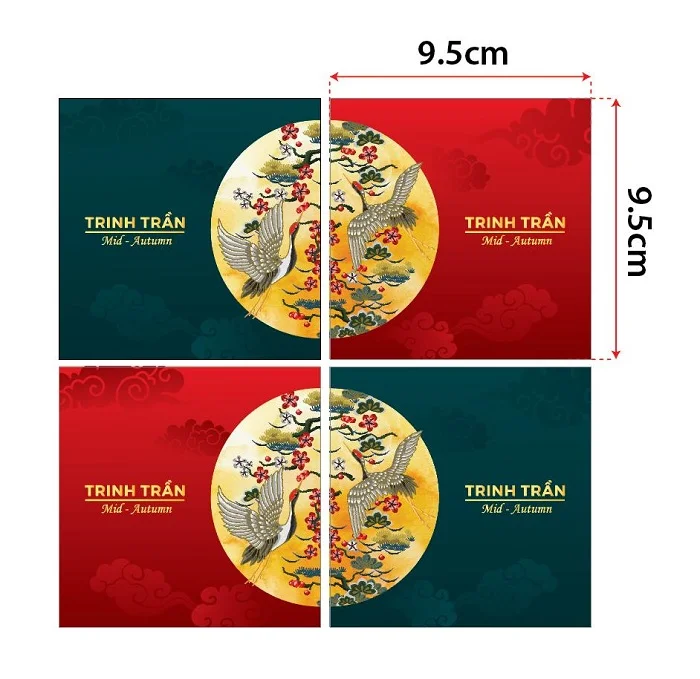 Review hộp bánh trung thu cao cấp Hạc Trắng của thương hiệu Trinh Trần 