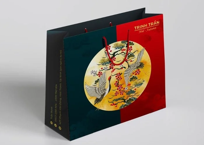 Review hộp bánh trung thu cao cấp Hạc Trắng của thương hiệu Trinh Trần 